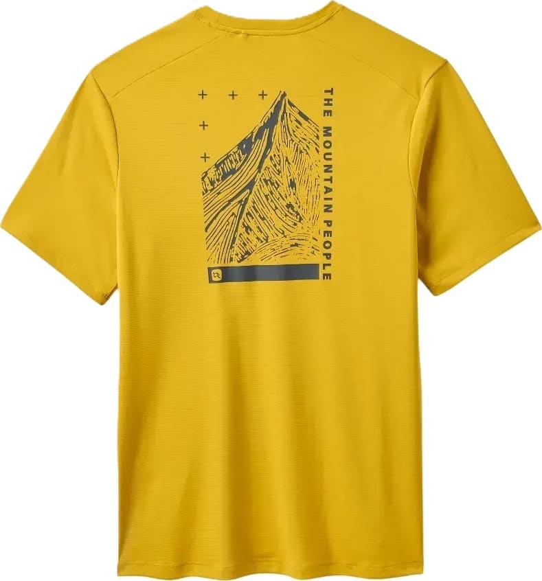 Футболка чоловіча Rab Force Esker Tee, Dark Pollen – Гірчичний – фото 2