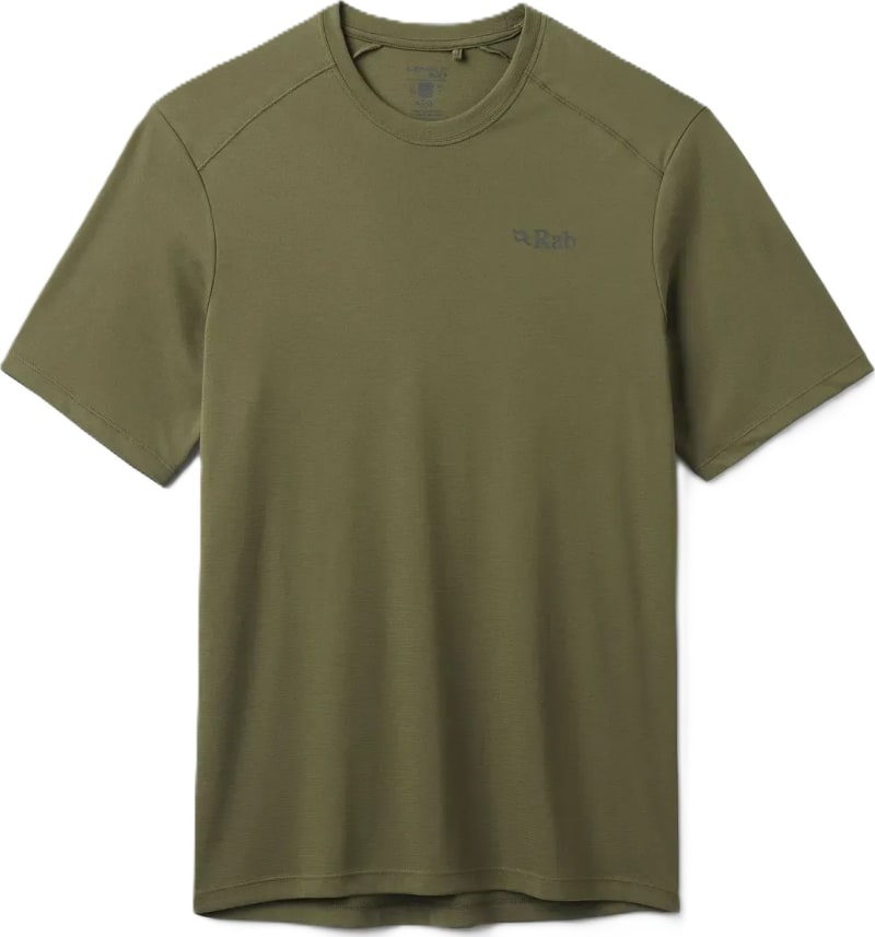 Футболка чоловіча Rab Force Stamp Tee, Oliva – Оливковий – фото 1