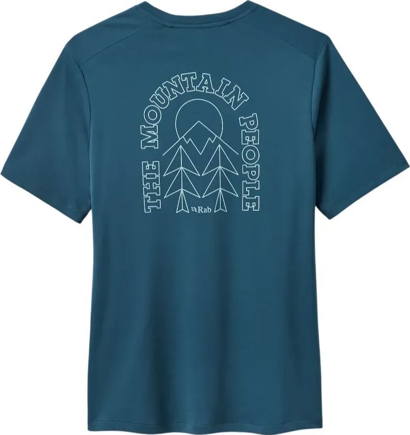 Футболка жіноча Rab Force Cirque Tee, Tempest Blue – Синій – фото 2