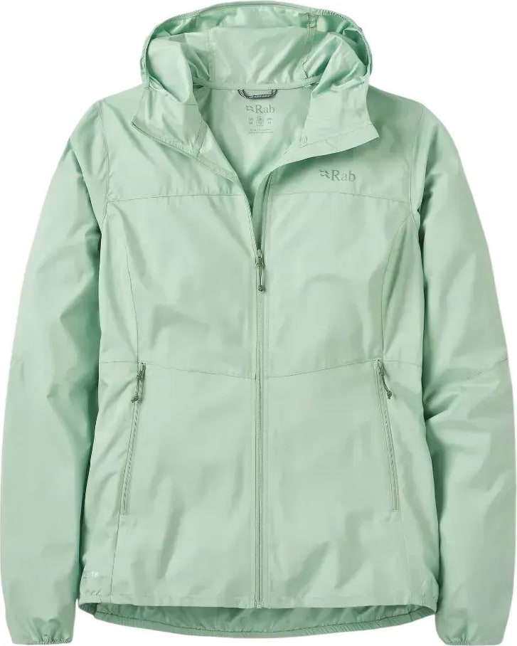 Вітровка жіноча Rab Windgather Hoody, Fig Green – Зелений – фото 1