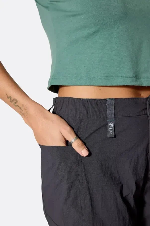 Шорти жіночі Rab Dovestone Shorts, Anthracite – Графітовий – фото 2