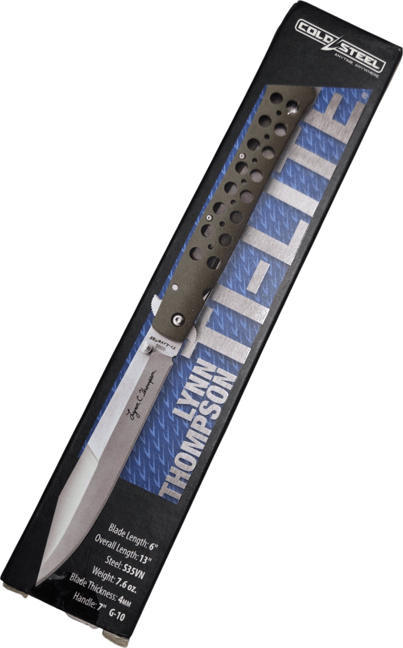 Ніж складаний Cold Steel Lynn Thompson Ti-Lite (CS-26C6AA) – фото 7