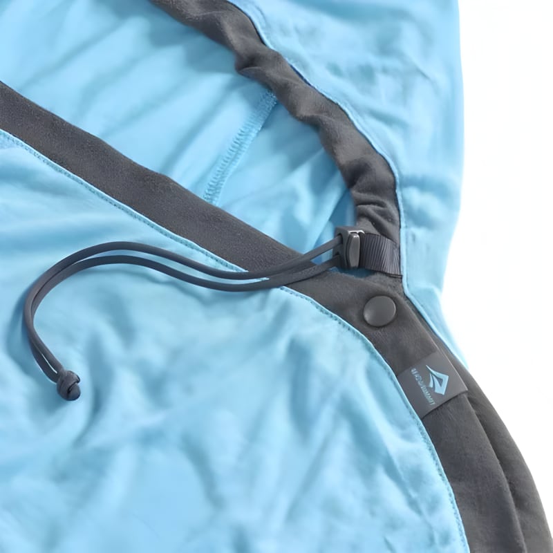Вкладиш у спальник Sea to Summit Breeze Sleeping Bag Liner Insect Shield Mummy з Drawcord, Мумія зі стяжкою, 198 см – Синій – фото 5