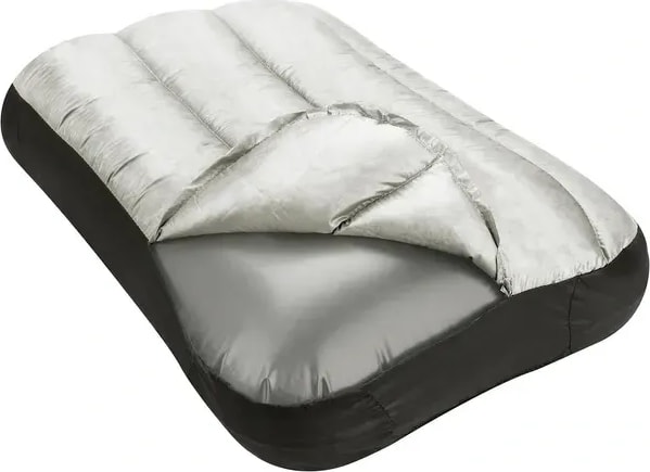 Надувна подушка с пухом Sea to Summit Aeros Down Pillow Deluxe, 12 × 59 × 38 см, Regular/Large/Deluxe – Сіра – фото 6