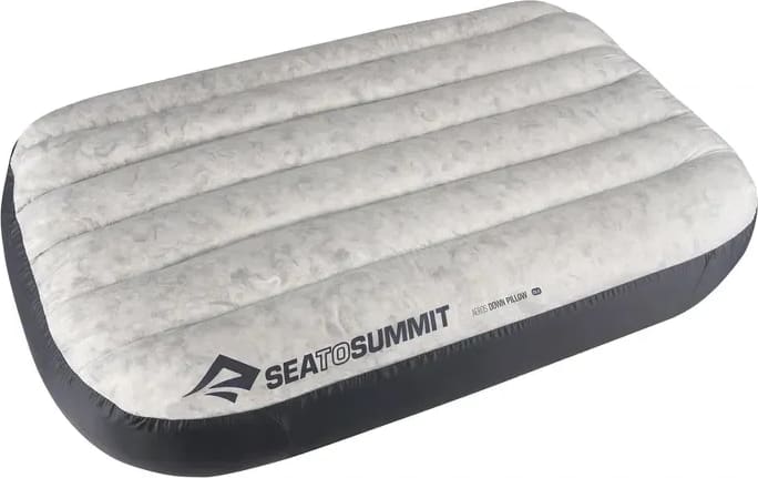 Надувна подушка с пухом Sea to Summit Aeros Down Pillow Deluxe, 12 × 59 × 38 см, Regular/Large/Deluxe – Сіра – фото 2