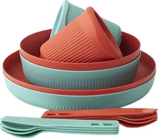 Набір посуду Sea to Summit Passage Dinnerware Set, 2P, 14 Piece, / 0.475 мл – Помаранчевий – фото 2