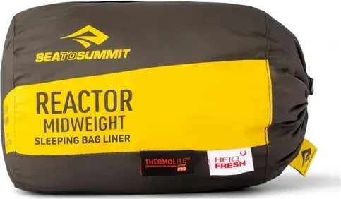 Вкладиш в спальник Sea to Summit Reactor Midweight Liner, Long 198 см – Сірий – фото 5