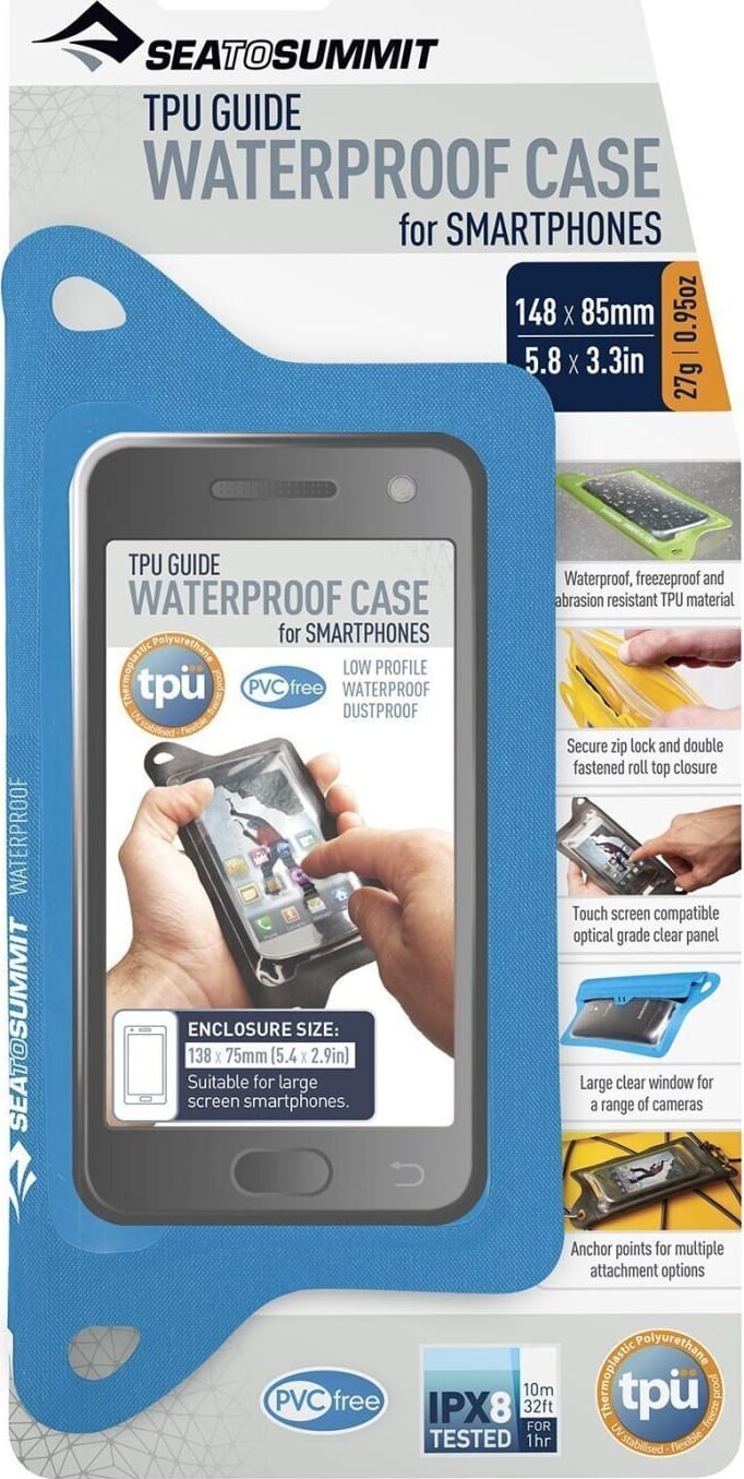 Гермочохол для телефону Sea to Summit TPU Guide W/P Case for Smartphones – Синій – фото 1