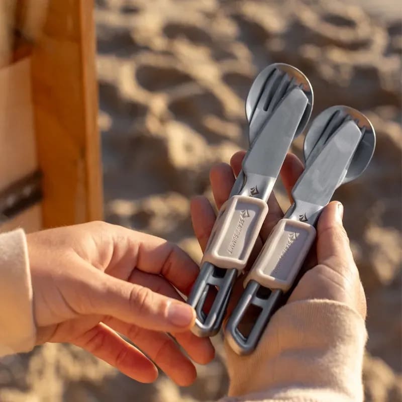 Набір столових приборів Sea to Summit Detour Cutlery Set – Сріблястий – фото 6