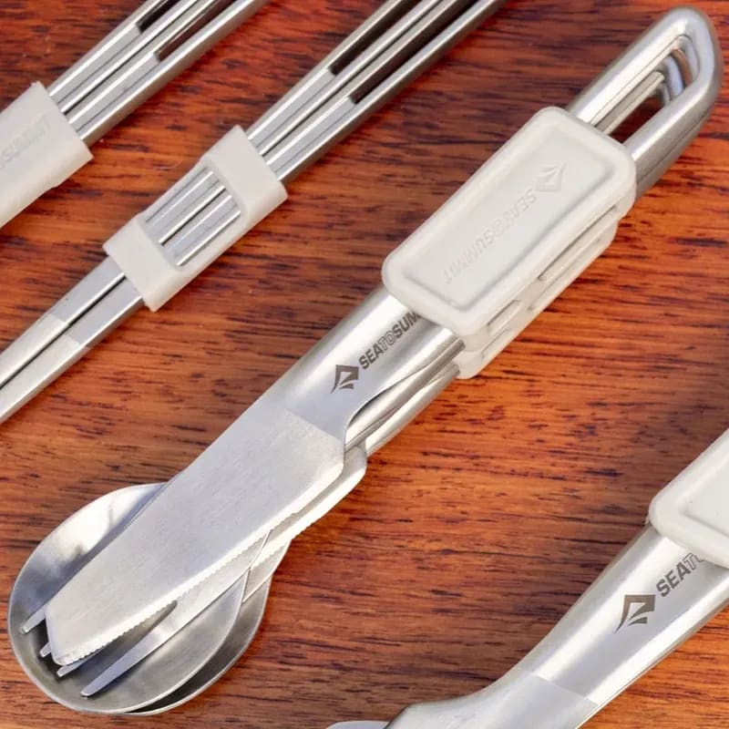 Набір столових приборів Sea to Summit Detour Cutlery Set – Сріблястий – фото 4