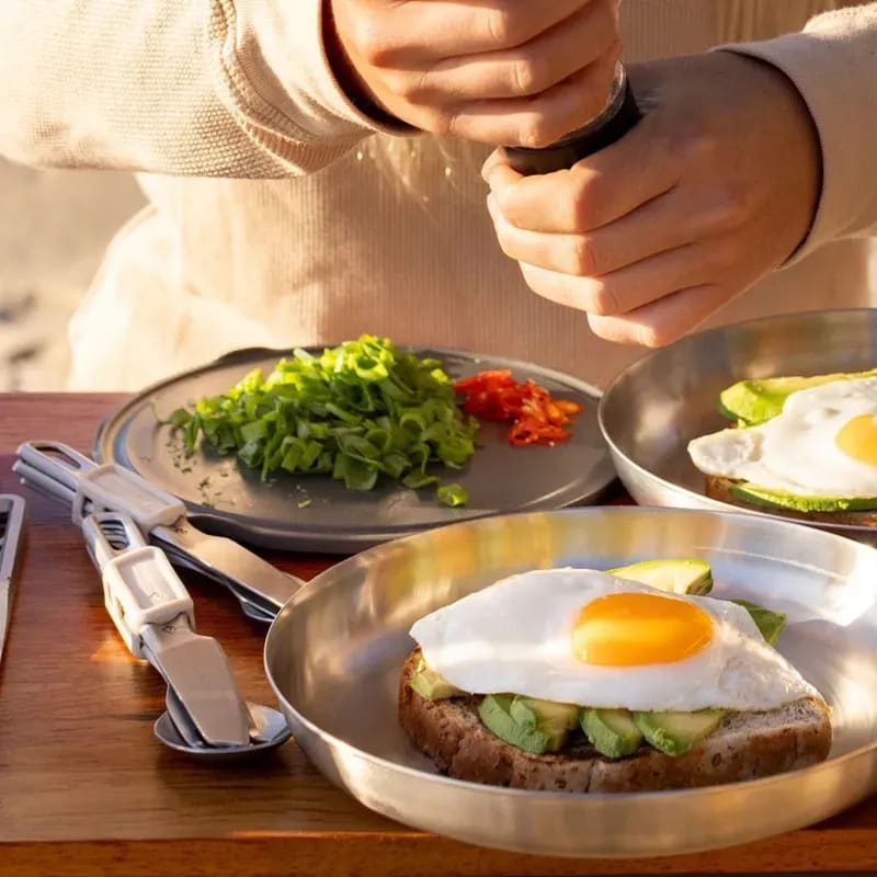 Набір столових приборів Sea to Summit Detour Cutlery Set – Сріблястий – фото 5