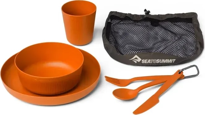 Набір посуду Sea to Summit Camp Dinnerware Set з Mesh Sack 0.355 мл – Помаранчевий – фото 3