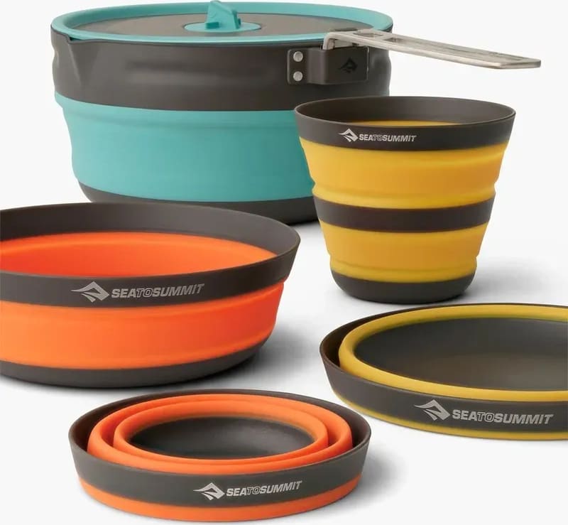 Набір посуду Sea to Summit Frontier UL Collapsible One Pot Cook Set з 2,2 л Pot, на 2 персони – фото 2