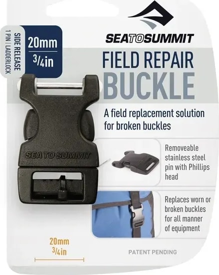Пряжка Sea to Summit Buckle Side Release 1 PIN, 20 мм – Чорна – фото 1
