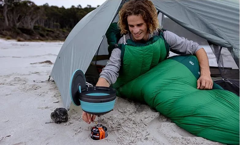 Каструля Sea to Summit Frontier UL Collapsible Pot з Sack 2,2 л – Зелена – фото 6