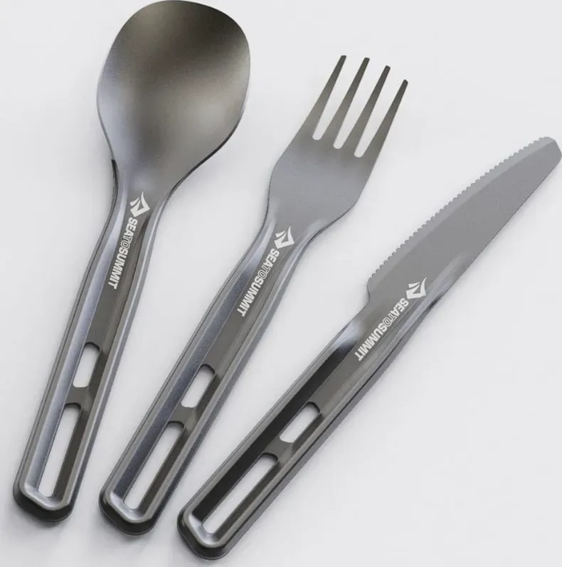 Набір столових приборів Sea to Summit Frontier UL Cutlery Set – Темно-сірий – фото 4