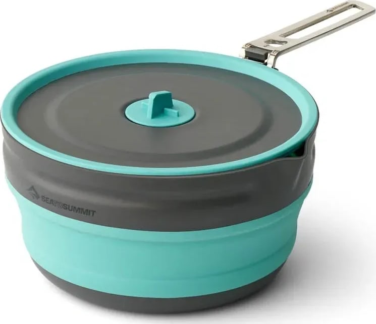Каструля складна Sea to Summit Frontier UL Collapsible Pot, 2,2 л – Зелена – фото 1