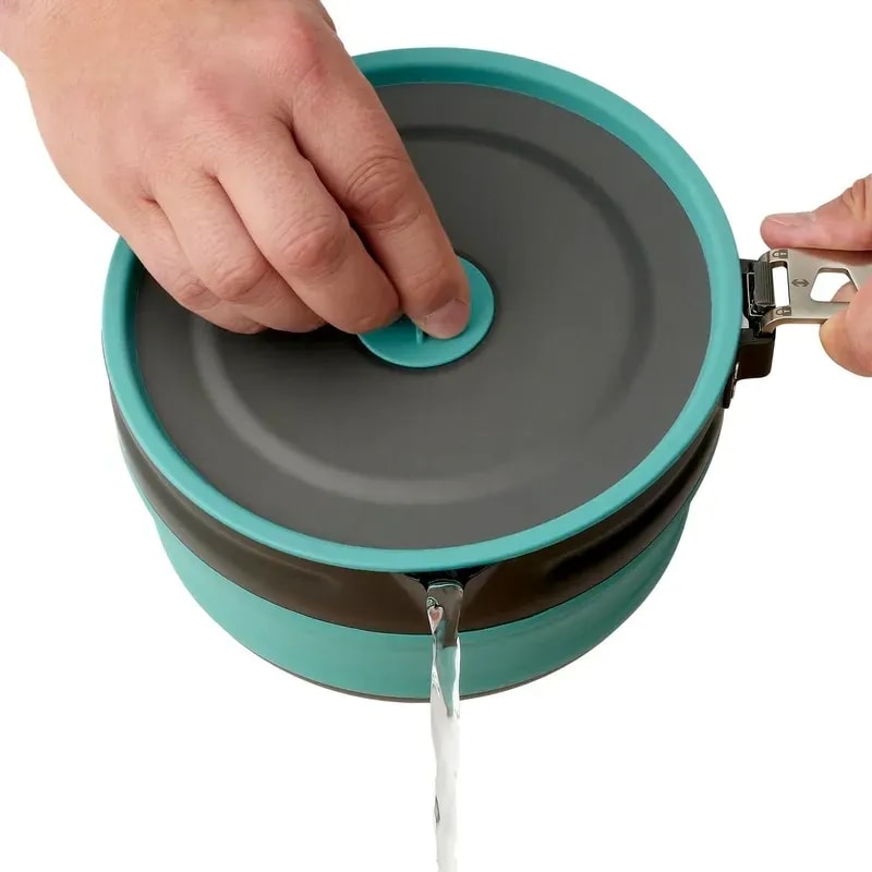 Каструля складна Sea to Summit Frontier UL Collapsible Pot, 2,2 л – Зелена – фото 4