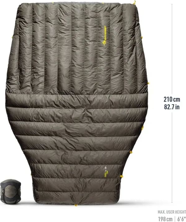 Спальний мішок-квілт Sea to Summit Ember Down Quilt, +4/-1°C – фото 3