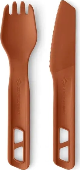 Набір столового приладдя Sea to Summit Horizon Cutlery Set, 2 предмети – Сірий – фото 1