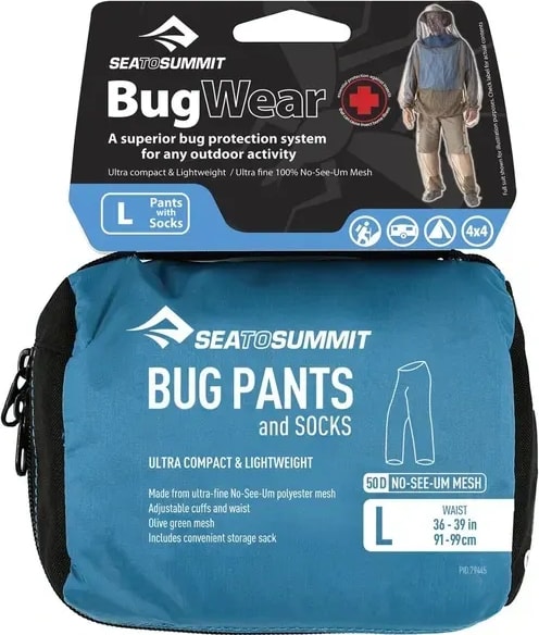 Штани від комарів Sea to Summit Bug Pants, L – Олива – фото 2
