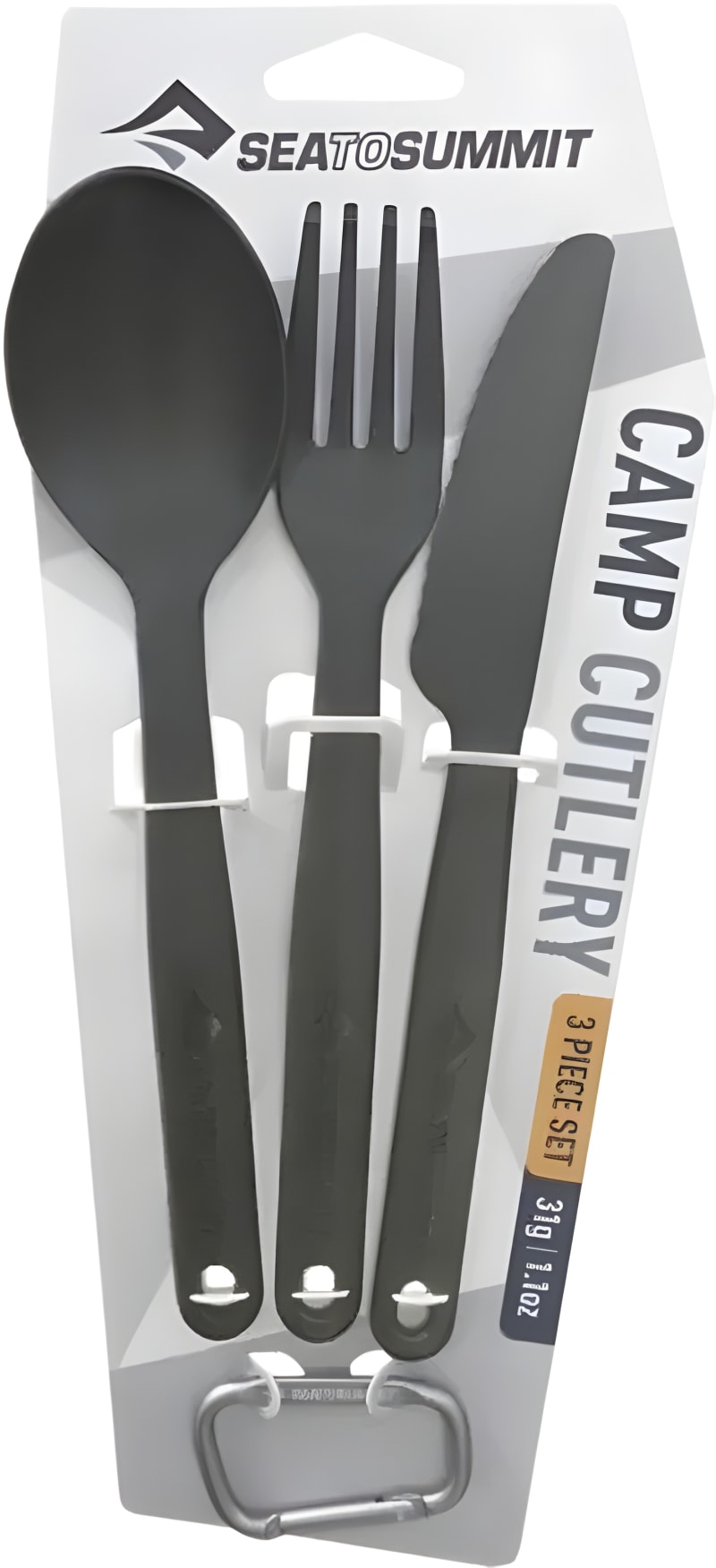 Набір столових приборів Sea to Summit Camp Cutlery Set – Темно-сірий – фото 1