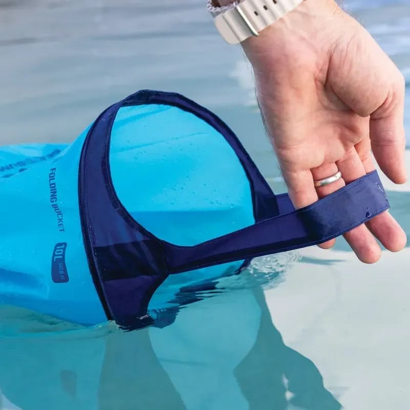 Ємність для води Sea to Summit Ultra-Sil Folding Bucket, 10 л – Блакитна – фото 3