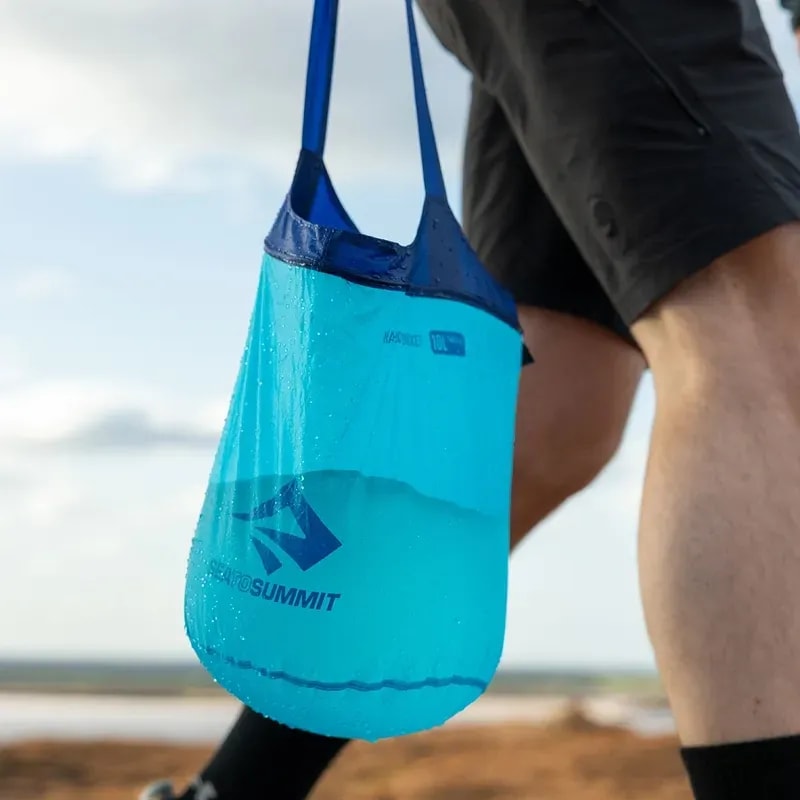 Ємність для води Sea to Summit Ultra-Sil Folding Bucket, 10 л – Блакитна – фото 6