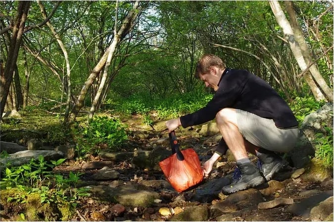 Складане відро Sea to Summit Folding Bucket 20 л – Помаранчеве – фото 5