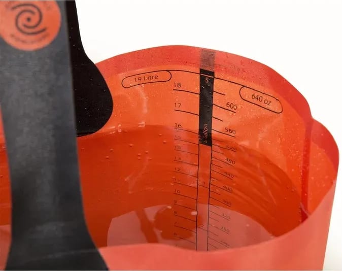Складане відро Sea to Summit Folding Bucket 20 л – Помаранчеве – фото 4