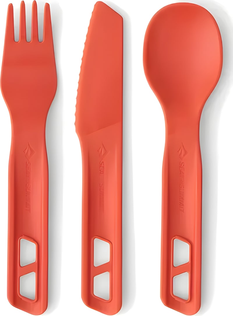 Набір столових приборів Sea to Summit Passage Cutlery Set 2 Piece – Помаранчевий – фото 1