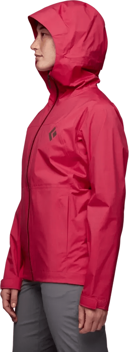 Мембранная куртка женская Black Diamond Stormline Stretch Rain Shell, Pomegranate – фото 4