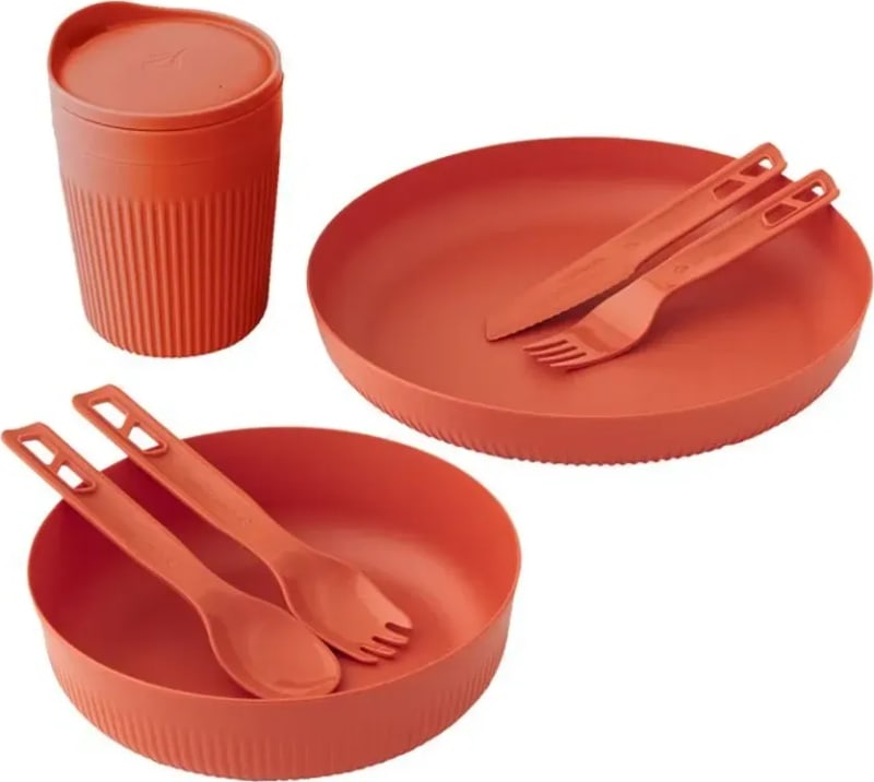 Набір посуду Sea to Summit Passage Dinnerware Set, 7 предметів – Помаранчевий – фото 1