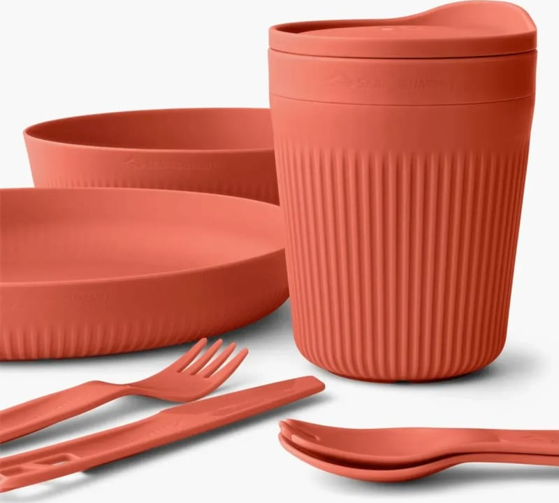 Набір посуду Sea to Summit Passage Dinnerware Set, 7 предметів – Помаранчевий – фото 2