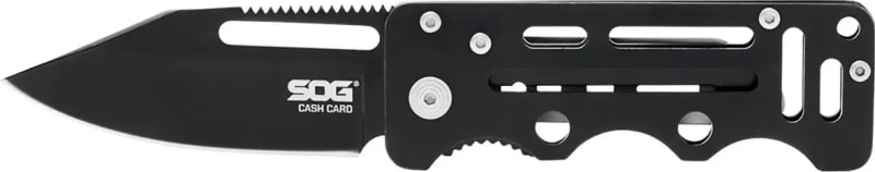 Ніж складаний SOG CashCard Black (SOG EZ4-CP) – фото 1