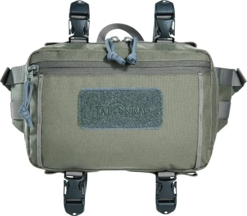Сумка на пояс Tatonka Hip & Bar Pouch BC, Stone Grey Olive – фото 3