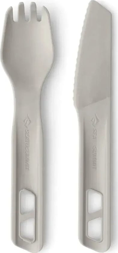 Набір столового приладдя Sea to Summit Horizon Cutlery Set, 2 предмети – Світло-сірий – фото 1