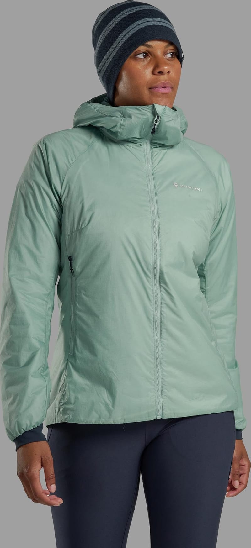 Куртка утепленная женская Montane Fortes Lite Hoodie, Sea Mist – фото 2
