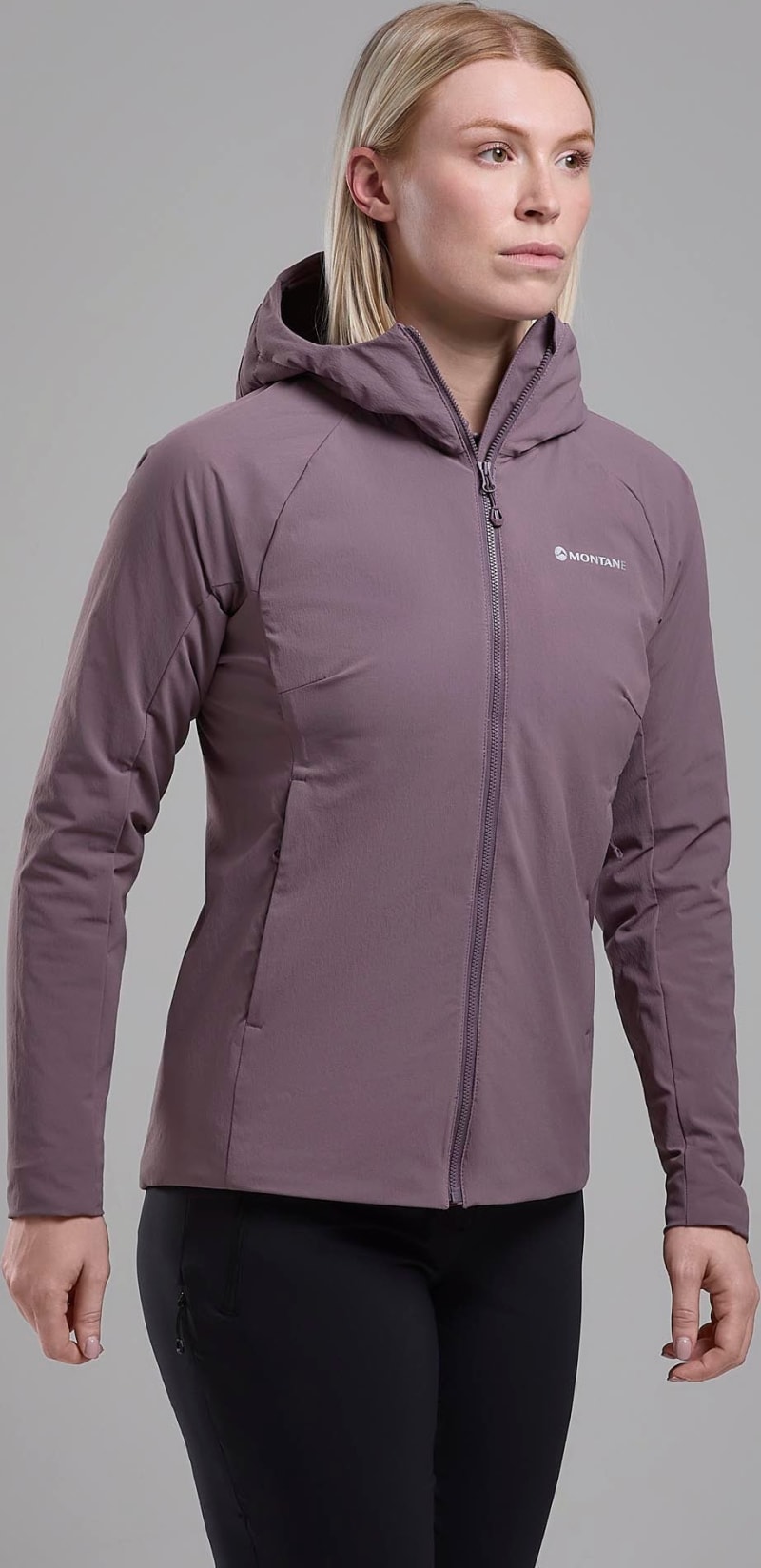 Куртка софтшелл женская Montane Khamsin Hoodie, Moonscape – фото 2