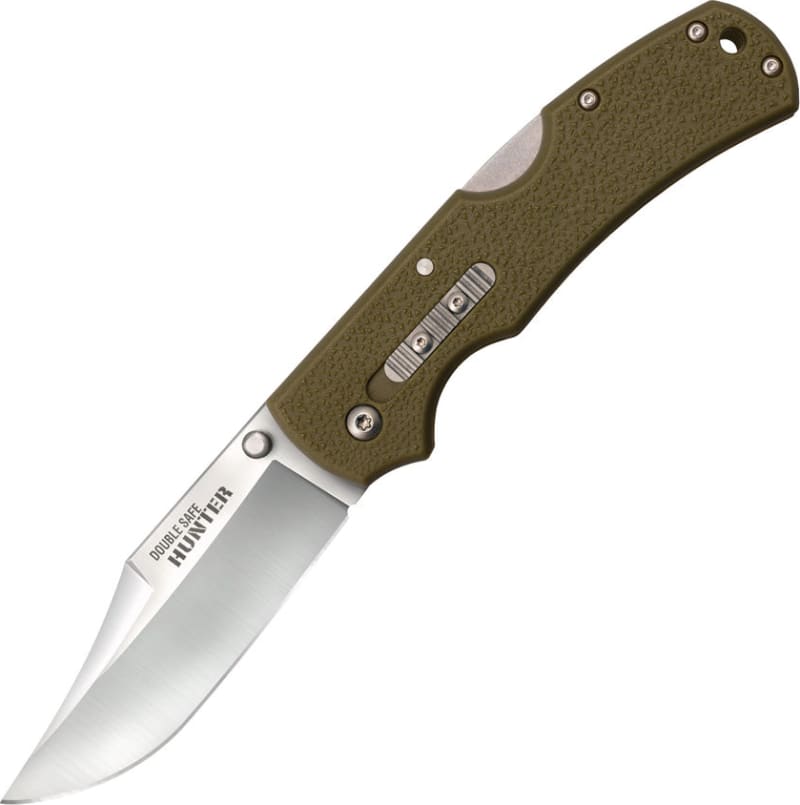 Ніж складаний Cold Steel Double Safe Hunter, Олива (CS-23JCZ) – фото 2