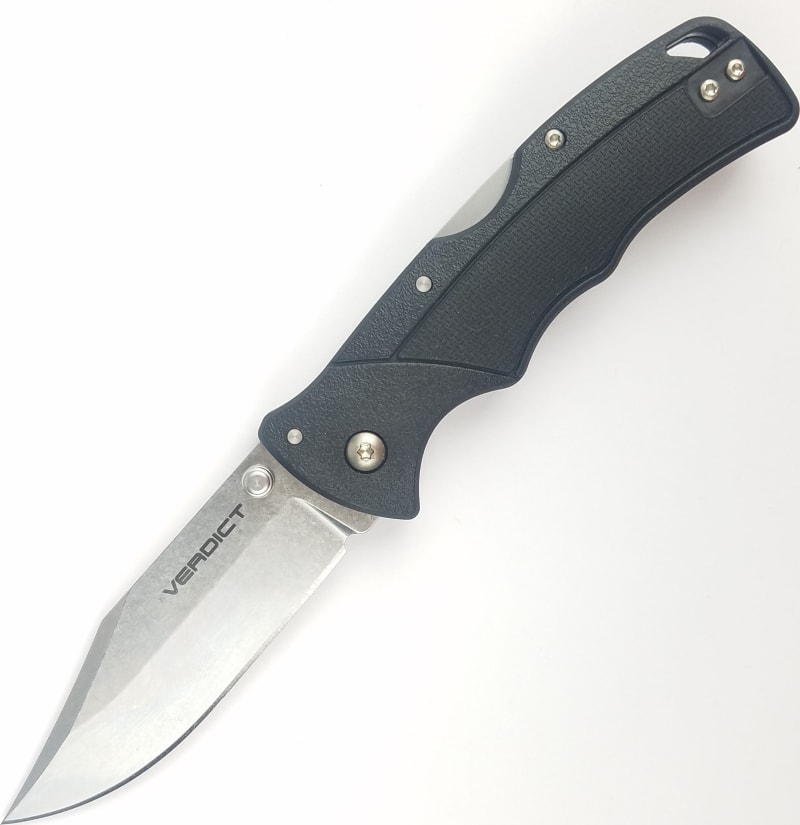 Ніж складаний Cold Steel Verdict Clip Point, Чорний (CS-FL-C3CPSSZ) – фото 3