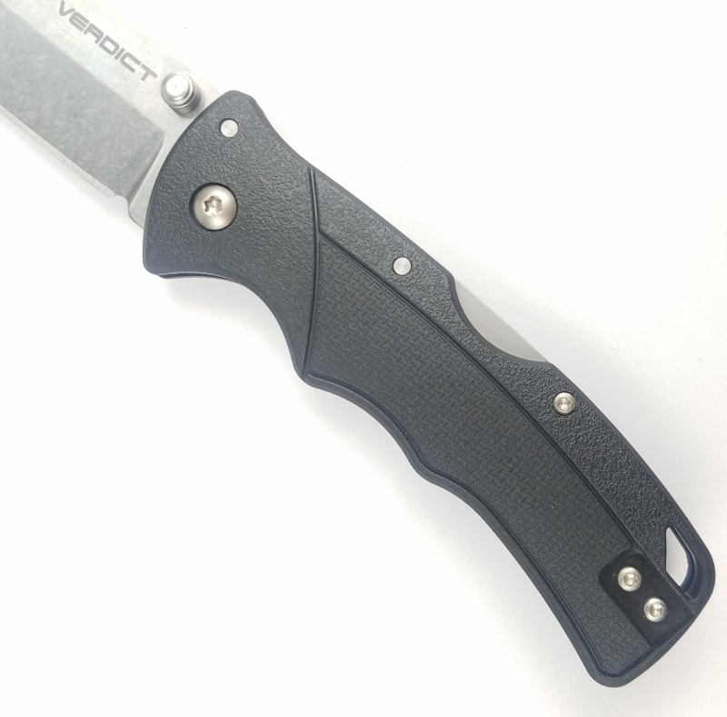 Ніж складаний Cold Steel Verdict Clip Point, Чорний (CS-FL-C3CPSSZ) – фото 4