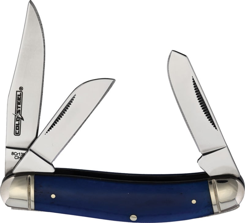 Ніж складаний Cold Steel Gentleman's Stockman, Синій (CS-FL-GSTKM-B) – фото 2