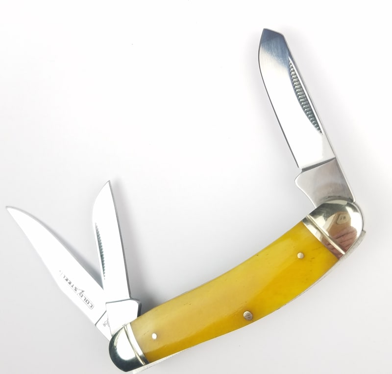 Ніж складаний Cold Steel Gentleman's Stockman, Жовтий (CS-FL-GSTKM-Y) – фото 1