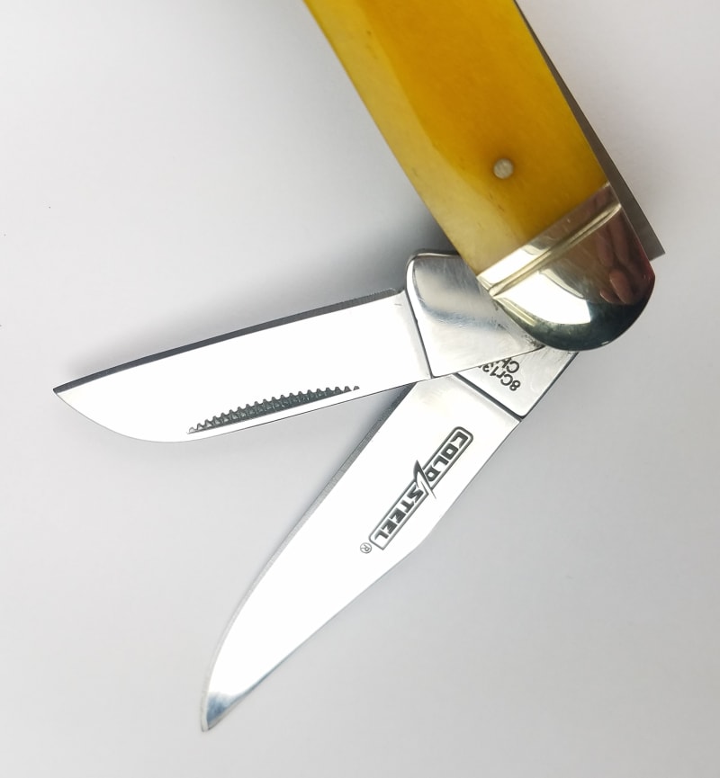 Ніж складаний Cold Steel Gentleman's Stockman, Жовтий (CS-FL-GSTKM-Y) – фото 3