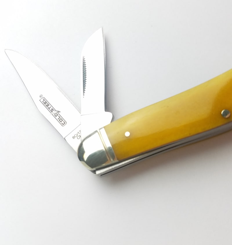 Ніж складаний Cold Steel Gentleman's Stockman, Жовтий (CS-FL-GSTKM-Y) – фото 6