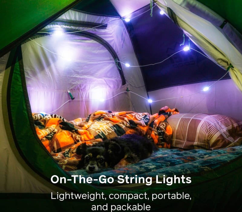 Гірлянда кемпінгова BioLite Solar String 18', 5,5 м, кольорова – фото 7