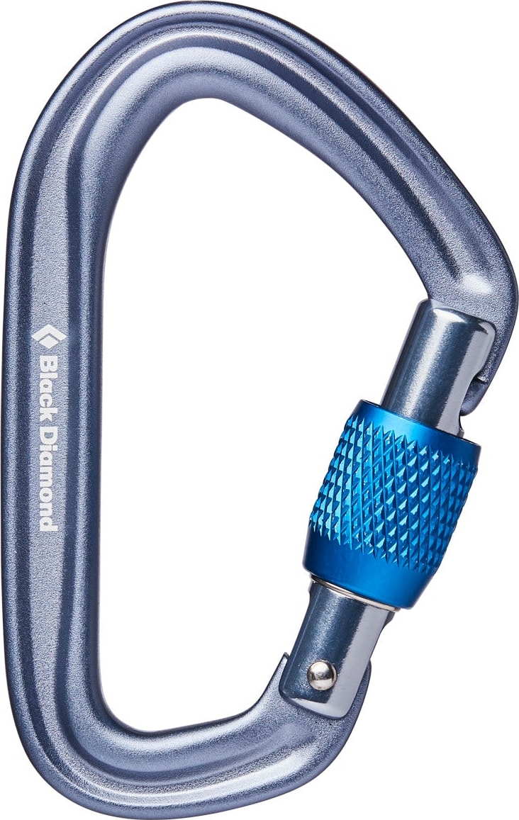 Карабин Black Diamond HotForge Screwgate, Gray – фото 1