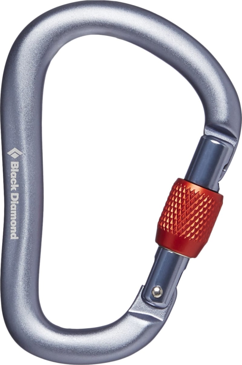 Карабин Black Diamond RockLock Screwgate, Gray – фото 1