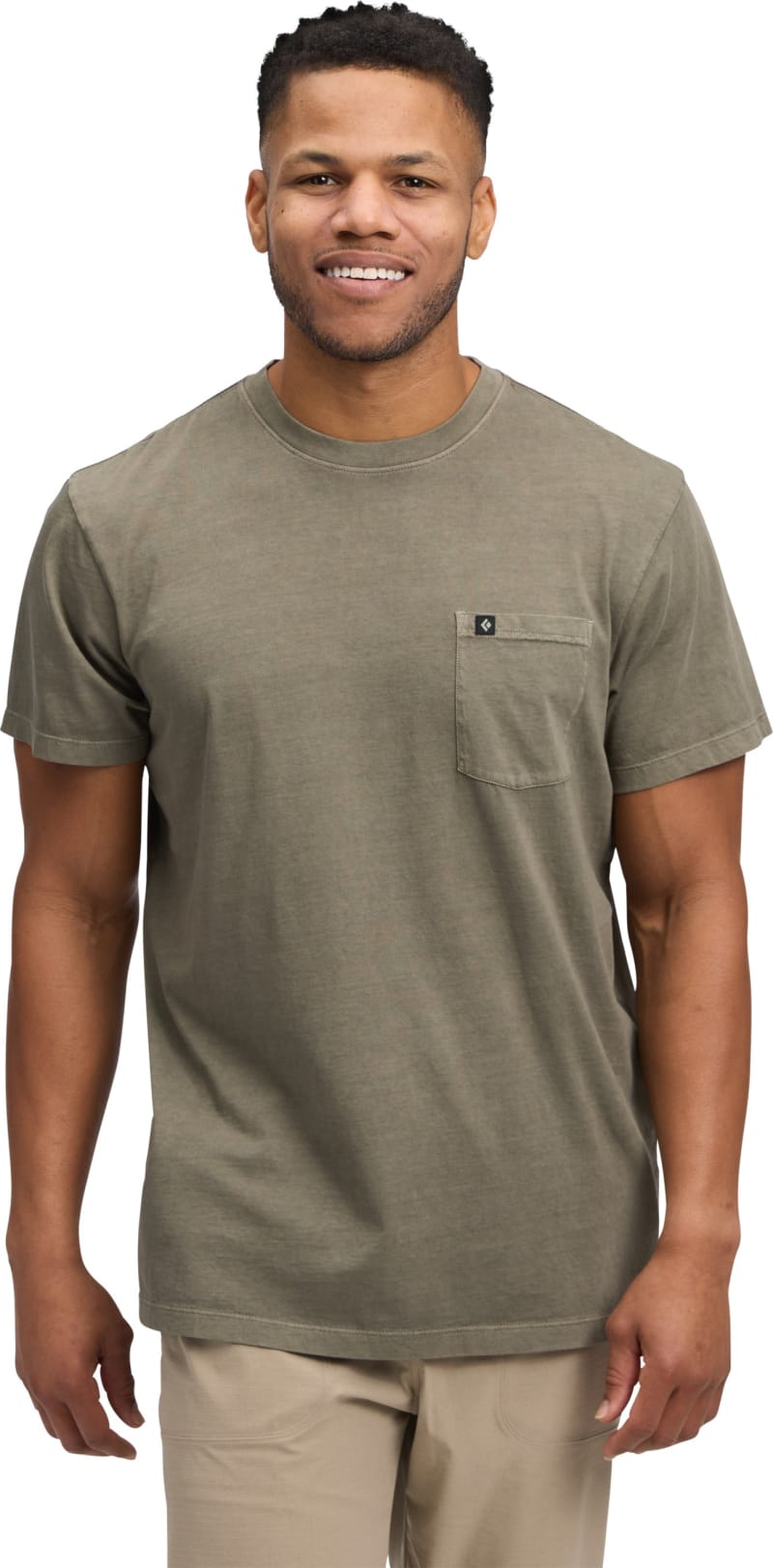 Футболка чоловіча Black Diamond Diamond Patch Pocket Tee, Walnut – фото 2